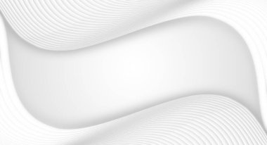 Beyaz soyut eğri çizgi dokusu arkaplanı