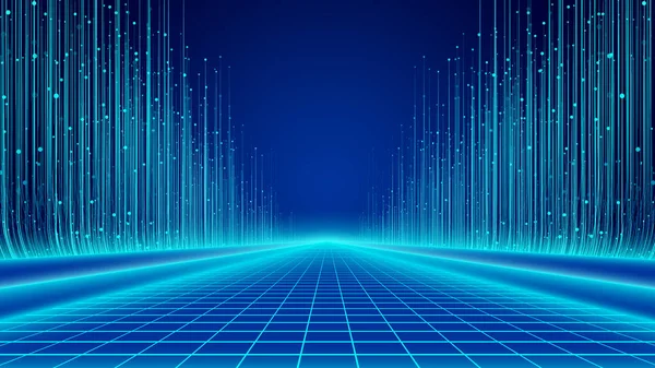 Cyber Circuit Future Technology Background Concept — Photo