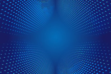 Renkli yarım tonlu mavi benekli küre şekilli arkaplan