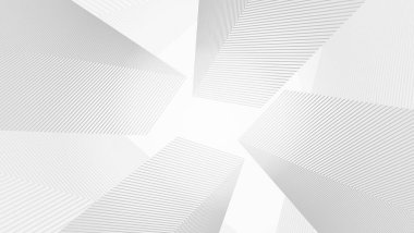 beyaz soyut binalar geometrik arkaplan. 