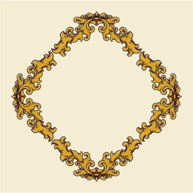 Zarif altın ve siyah çiçek kenarı davetiyeler, lüks markalar veya dekoratif amaçlar için uygun..