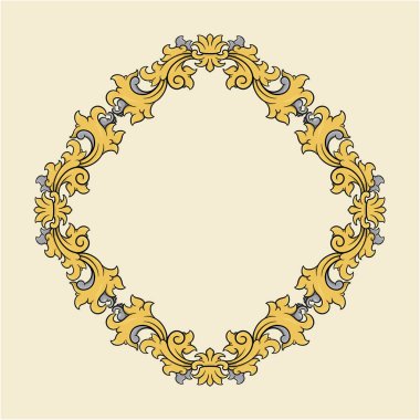 Zarif altın ve siyah çiçek kenarı davetiyeler, lüks markalar veya dekoratif amaçlar için uygun..