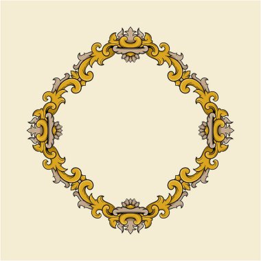 Zarif altın ve siyah çiçek kenarı davetiyeler, lüks markalar veya dekoratif amaçlar için uygun..