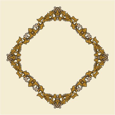 Zarif altın ve siyah çiçek kenarı davetiyeler, lüks markalar veya dekoratif amaçlar için uygun..