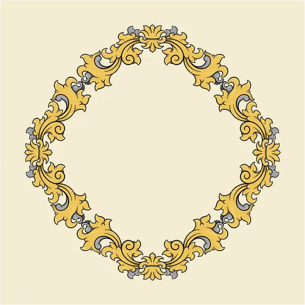 Zarif altın ve siyah çiçek kenarı davetiyeler, lüks markalar veya dekoratif amaçlar için uygun..