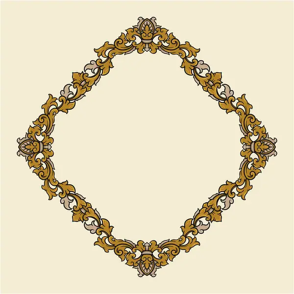 Zarif altın ve siyah çiçek kenarı davetiyeler, lüks markalar veya dekoratif amaçlar için uygun..