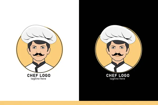 Çizgi film Şefi Logosu Çizim Evi Yemek Servisi Logosu