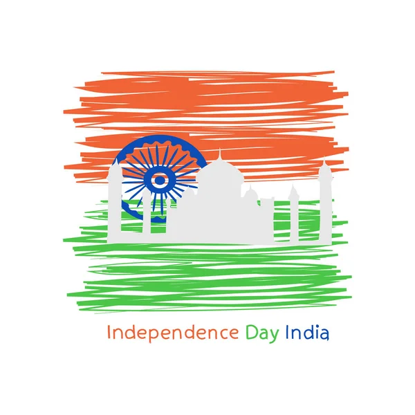 India Onafhankelijkheid Dagen Vector — Stockvector