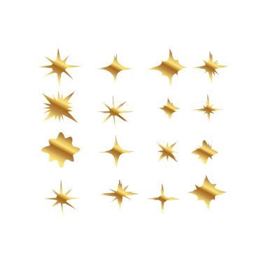 Bir dizi parlak yıldız koleksiyonu. 