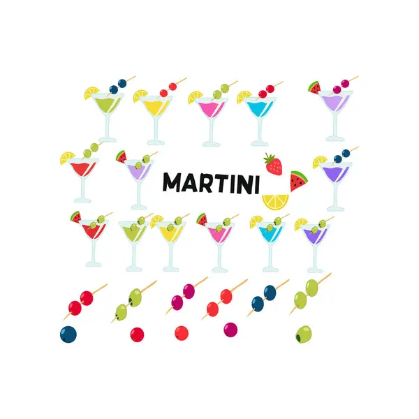 Ulusal Martini Günü vektörü