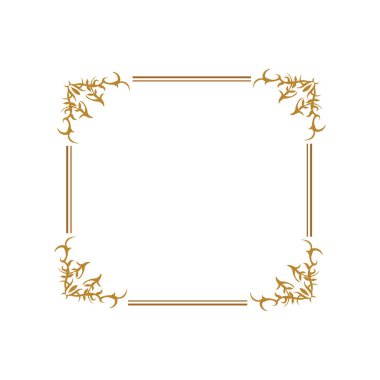 Köşe Sertifikası için Altın Dikdörtgen Çerçeve