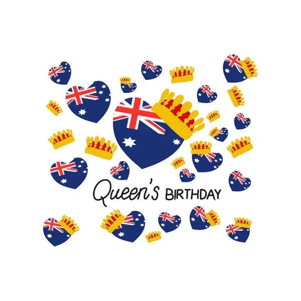 Queens doğum günü, uk vektörü
