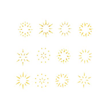 Havai fişek gibi parlayan gün batımı