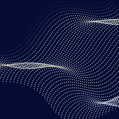  dairesel yarım ton nokta vektörü