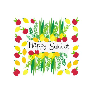 Mutlu Sukkot Günü Sukkot Tatili