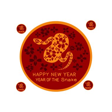 Chinese new year snake clipart