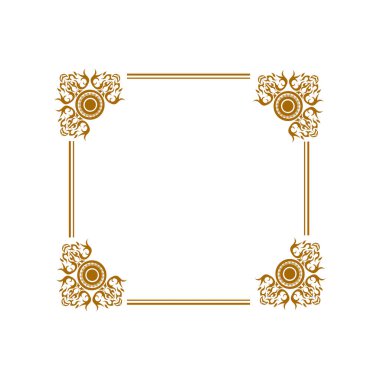  Köşe Sertifikası için Altın Dikdörtgen Çerçeve