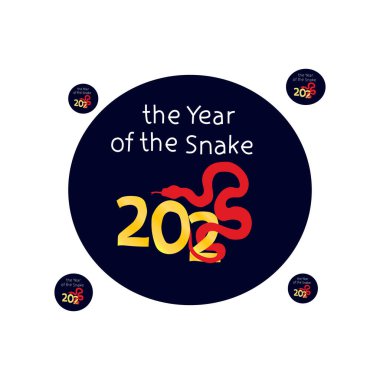 the Year of the snake clipart