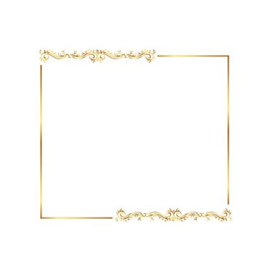  Altın kenar Altın Sınır Sıcak Renk Çerçevesi