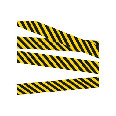 Uyarı bandı sarı takım