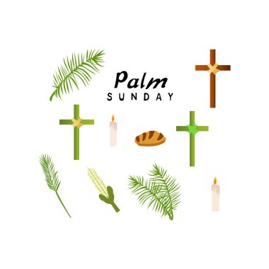 Palm Sunday Arkaplan Vektörü