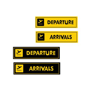 Havaalanı kalkış belgeleri.