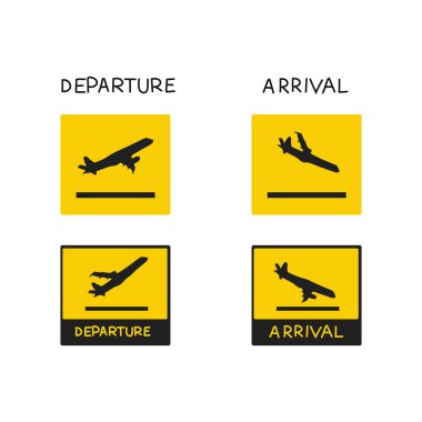 Gidiş ve gelişler sarı işaretler