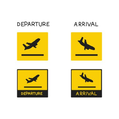 Gidiş ve gelişler sarı işaretler