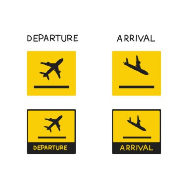 Gidiş ve gelişler sarı işaretler