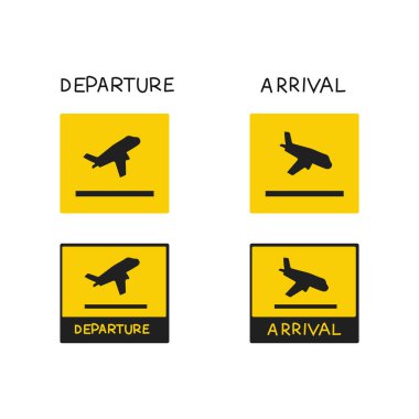 Gidiş ve gelişler sarı işaretler