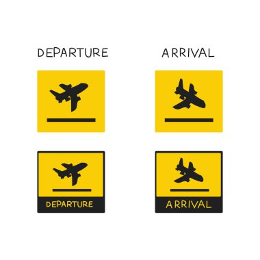 Gidiş ve gelişler sarı işaretler