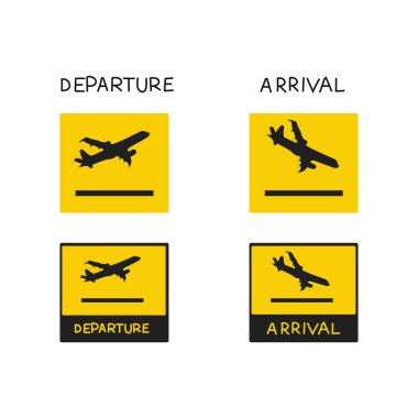 Gidiş ve gelişler sarı işaretler