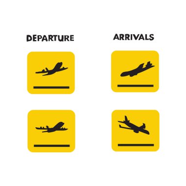 Gidiş ve gelişler sarı işaretler