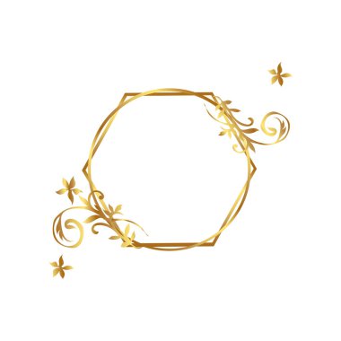 Şatafatlı Altın Çiçek İlkokulu Düğün Çerçevesi 1