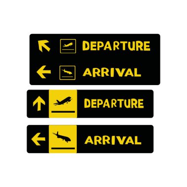 Gidiş ve gelişler sarı işaretler