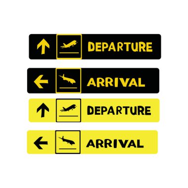 Gidiş ve gelişler sarı işaretler