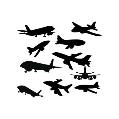 Uçak Silueti Uçak Siluetleri