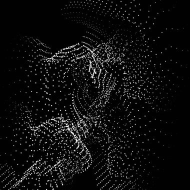 dairesel yarım ton nokta vektörü