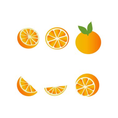 Turuncu meyve serbest vektör illüstrasyonu