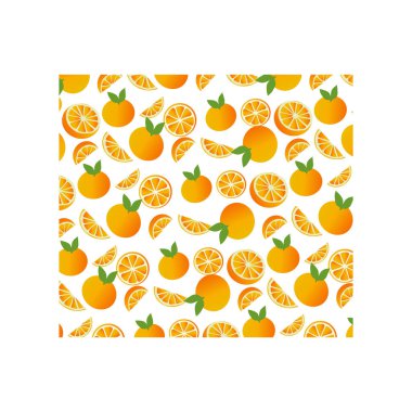 turuncu meyve deseni