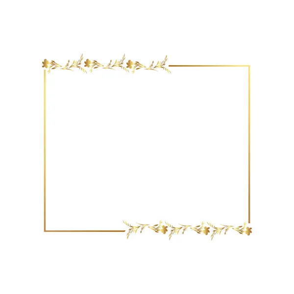 Altın sarısı sınır çerçevesi