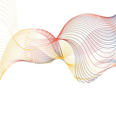 Soyut yarım ton dalga noktalı arka plan