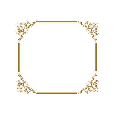 Certificate Border Rectangle frame Wedding 