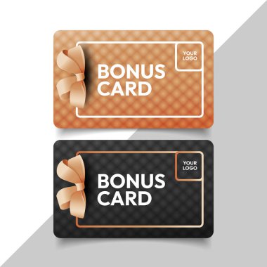 Zarif bonus kart şablonu yazdırmaya hazır