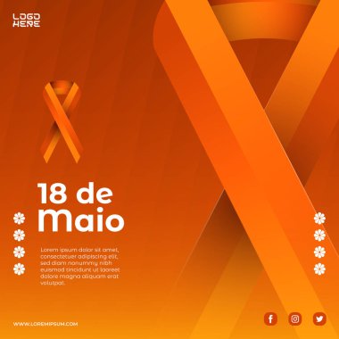 abstract orange maio laranja background campaign