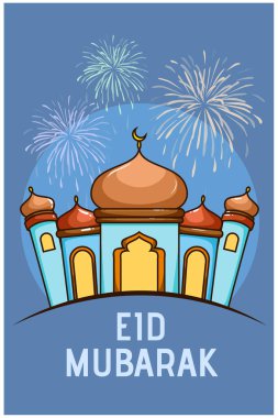 Mübarek gece karikatürünü kutlayan cami.