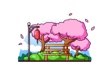 Japon Cherry blossom Bahçe