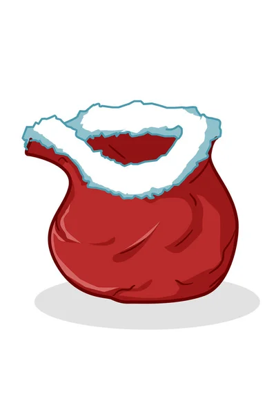 Santa Claus Presentpåse Illustration — Stock vektor