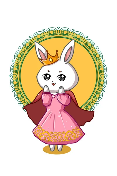 Иллюстрация Королевы Кроликов — стоковый вектор