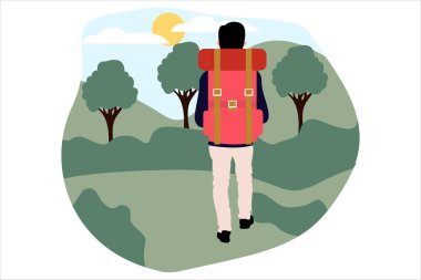 Seyahat Düz Çizim Tasarımı